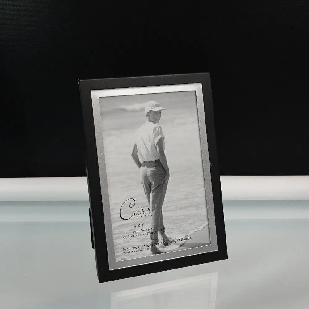 Carr Picture Frame Black Silver Color